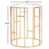 Safavieh Home Collection Doreen Gold Accent Table