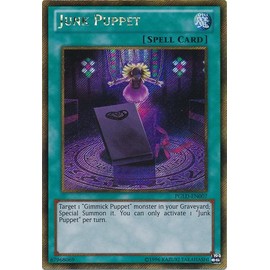 YU-GI-OH! - Junk Puppet (PGLD-EN007) - Premium Gold - Unlimited Edition - Gold Secret Rare