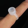 Disposable Eyebrow Tattoo Ink Rings Pigments Holder Container Cup Medium