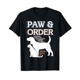 Paw and Order Special Training Dog And Cat Feline Unit Pets T-Shirt
