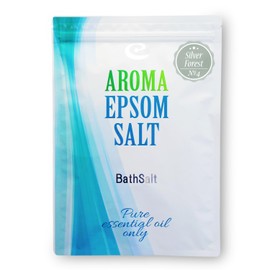 アロマ エプソムソルト～シルバーフォレスト【800g/8回分】8種類の天然精油を贅沢に配合したアロマ エプソムソルト 【自然派入浴剤メーカー直営店 アースコンシャス】