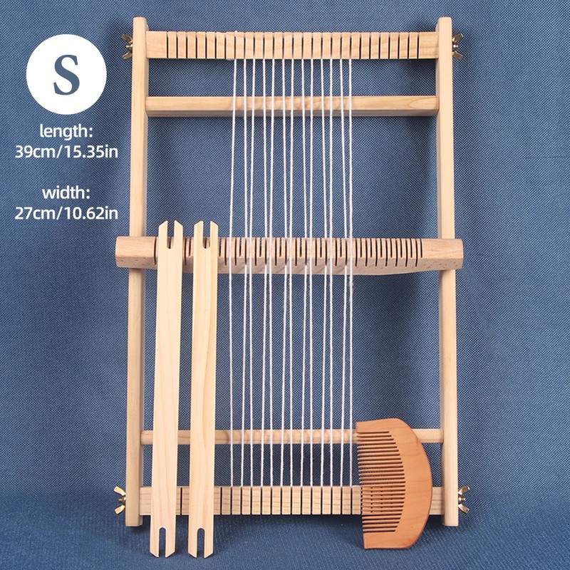 Wooden Weaving Loom for Tapestry Crafts – 19.68 x 15.35