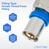 LTWFITTING Press Fitting with 1/2 Inch Female Thread for Pipe