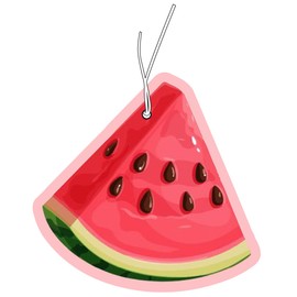 2 x Scented Tree with Melon Motif, Funny Car Fragrance Dispenser, Car Tuning Air Freshener, Fragrance Pendant Car, Fragrance Tree Set Car