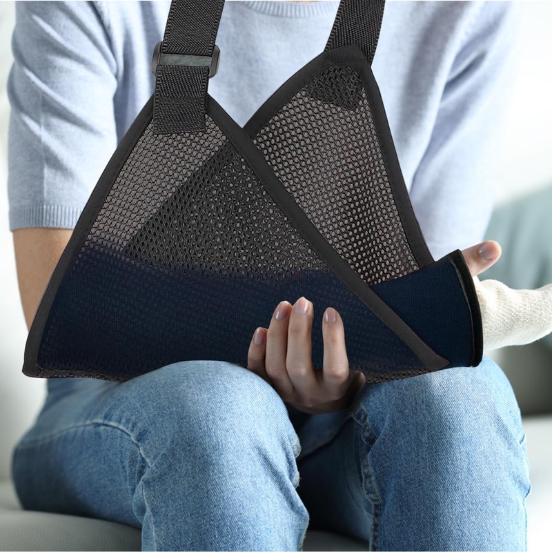 TENGEE Arm Sling Left Arm Sling Breathable Adjustable Medical Arm