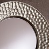 SEI Furniture Silver Sphere Wall 4pc Set-Hammered Mirror