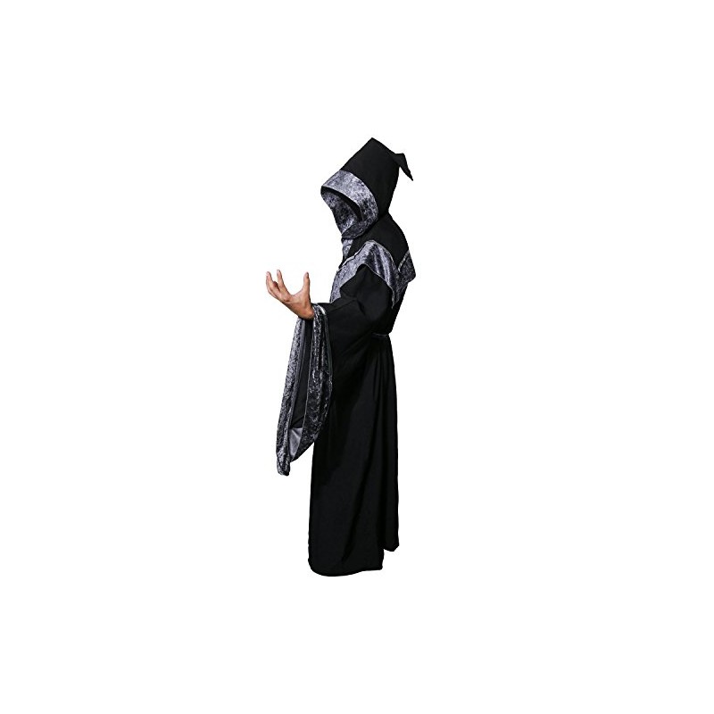 Nofonda Wizard Costume, Dark Wizard Robe, Warlock Cape, Cosplay Costume