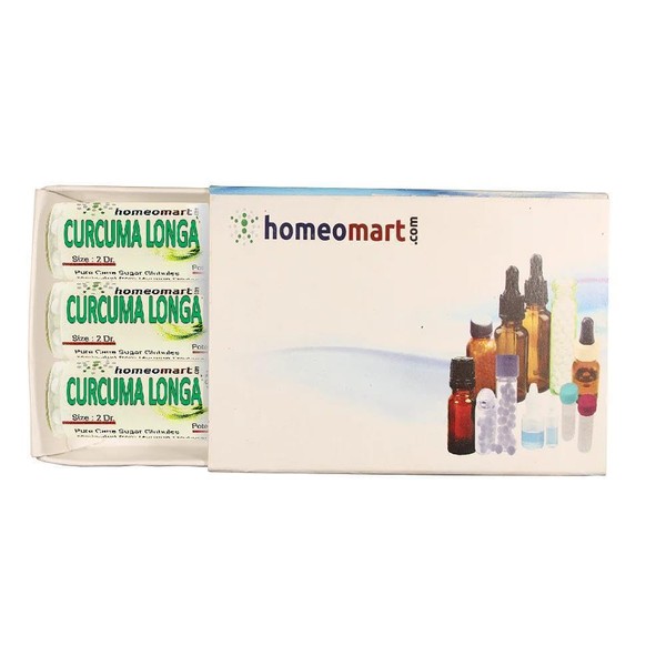 homeomart.com Curcuma Longa Homeopathy Pellets (Pills) in 1M Potency, Pack