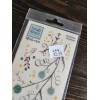 Fiskars Heidi Grace Rub-Ons Transfers - Blue Flowers Scroll Flourishes
