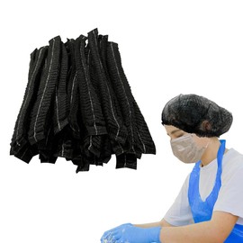 100 Pcs Disposable Bouffant Caps ，Elastic Dust Cap for Kitchen Beauty，Food Service Cover for Breathable Hair Net