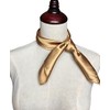 Topmode Women’s Solid Color Square Scarf Neckerchief (Champagne)