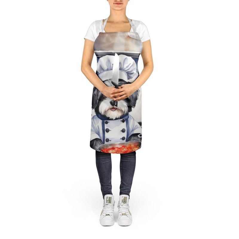 Caroline's Treasures Havanese The Chef Apron Cooking Kitchen Server Baking