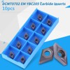 Annadue 10pcs CNC Inserts CNC Carbide Blades Carbide Inserts Carbide