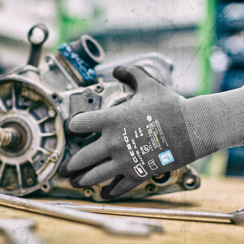 Gebol Master Flex Work Gloves for Universal Use Nitrile Gloves