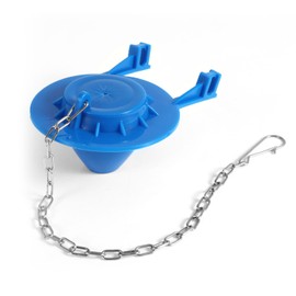 Toilet Flapper Replacement Kit, 2 Inch Easy to Install Toilet Valve Tank Flapper Stopper Flap with Stainless Steel Chain Compatible with Kohler Toto Gerber