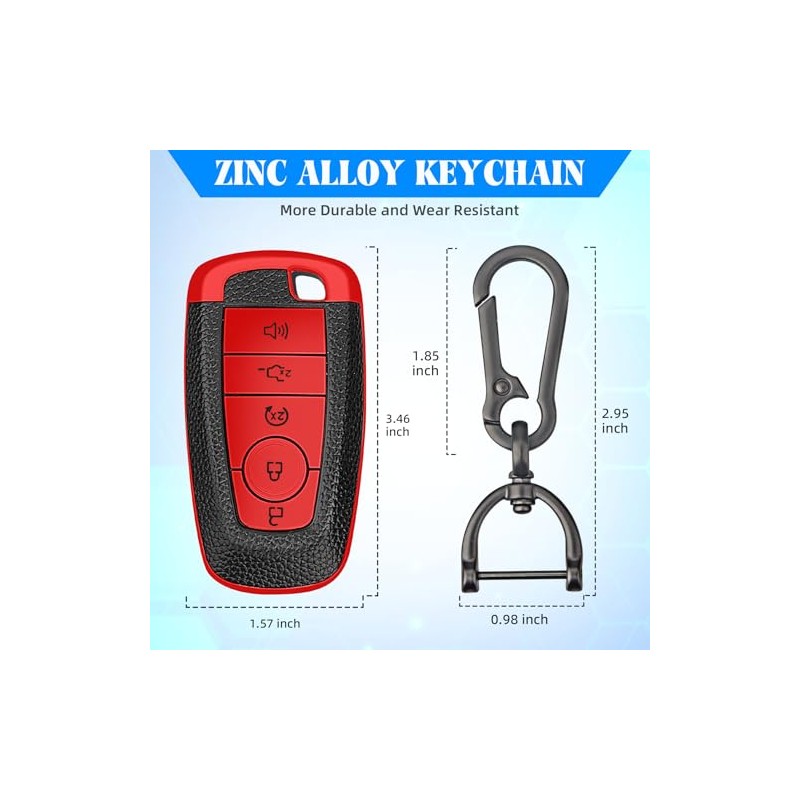QBUC Key Fob Cover for Ford Vehicles - Premium TPU