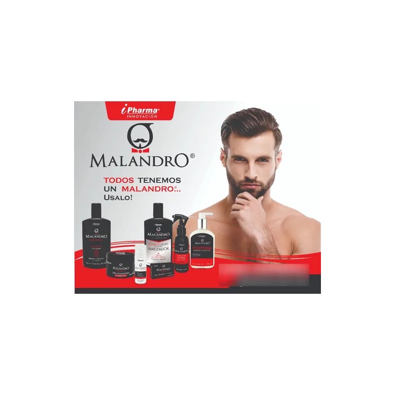 Malandro Shampoo Premium 450 Ml Bergamota, Romero.