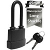PSO 45MM Long Shackle Heavy Duty Waterproof Steel Outdoor Security