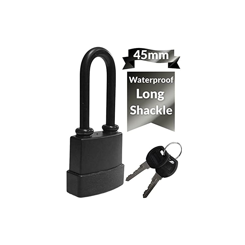 PSO 45MM Long Shackle Heavy Duty Waterproof Steel Outdoor Security