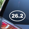 Sunset Graphics & Decals 26.2 Decal Vinyl Car Sticker Marathon