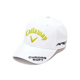 Callaway C23990200 Women's Classic Cap (Polyester Twill Tour Model) / Hat / Golf, 1032_white/yellow