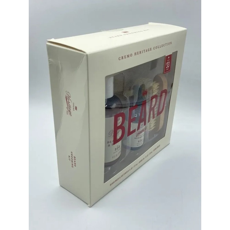 Cremo Kit Cuidado Barba Set De Regalo Aceite Revitalizante