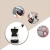 ANCLLO Manuelle Kaffeemühle mit Keramik-Frässtiften, 350 ml,Glasdosen, Silikonabdeckung und Edelstahlgriff,