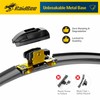 Raidbee® 26"+24" Windshield Wiper Blades with 14" Rear Automotive Replacement