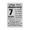 Richesele 7th Work Anniversary Cards - Happy 7 Year Work