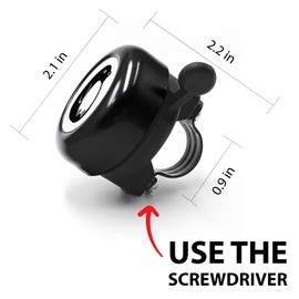 ONIPAX Bike Bell Loud Sound Adorable Animals Cute Cartoon Kid Girl Boy Cycling Ring for Bicycle/Toddler/Scooters