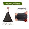 Feisco 3 Gallon Black Trash Bag,Small Drawstring Garbage Bag Trash
