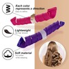 40 rizadores de pelo en espiral sin calor con 6