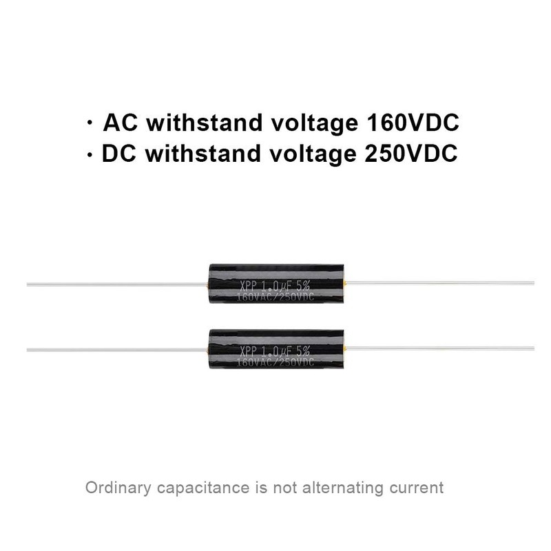2PCS Capacitor Frequency Divider, Capacitance Audio Speaker Capacitor with Pure