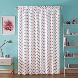 Waverly Life is Sweet Insulated Darkening Single Panel Rod Pocket Window Treatment Living Room, 42" x 84", Multi