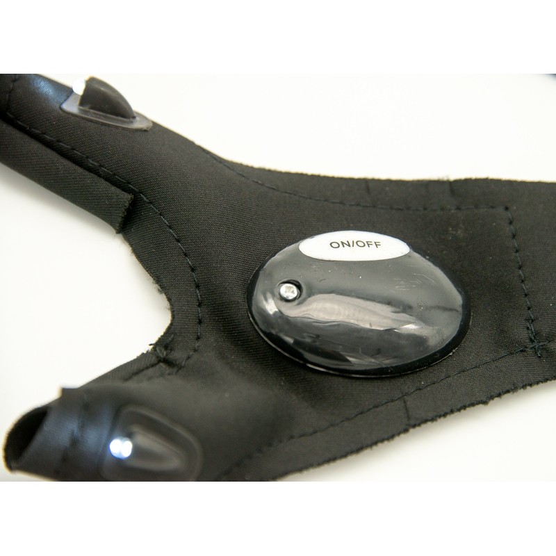PROtastic® Fingerless Glove With LED Flashlight For Photographers, Fishing, Hunting