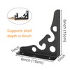 OVOV Decorative Wall Brackets 4 Pack Floating Shelf Brackets 6inch