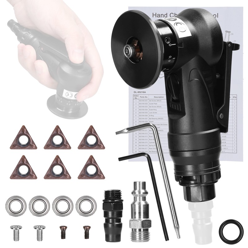Pneumatic Chamfering Machine Carpenter Chamfering Tool Portable Handheld Grind Tool