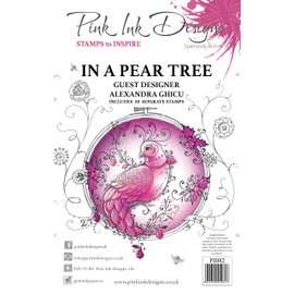 Pink Ink Designs Pear Tree-Clear Stamp Set, A5