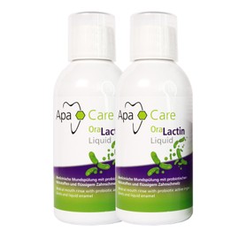 Apa Care Apa Care Liquid 2 Flaschen | Die Mundspülung mit Hydroxylapatit und Präbiotika | Künstlicher Zahnschmelz | gegen Mundgeruch | Schutz vor Karies und Parodontitis | 2x 200 ml