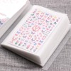 Nail Art Stickers Organizers Storage 100 Slots Empty Nail Decals