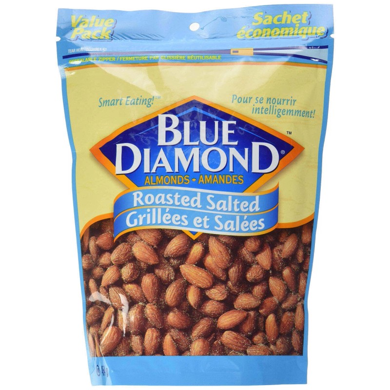 Blue Diamond, Roasted Salted Almonds, 454g/1lb.