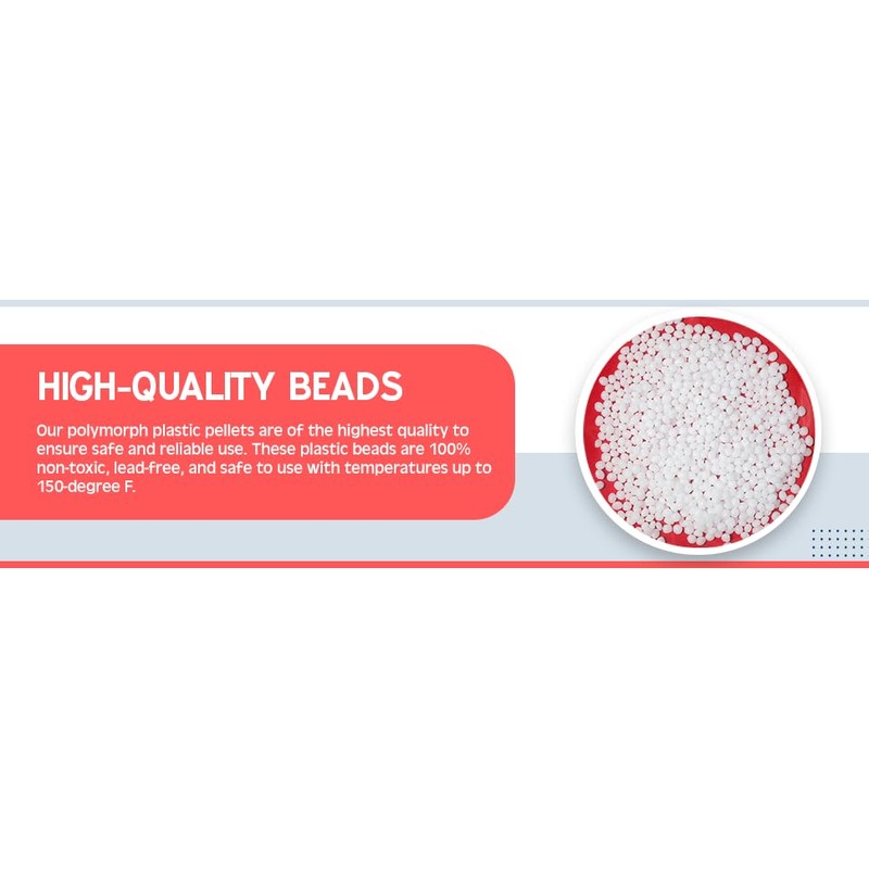 Thermoplastic Beads Pellets Mold-Able Pellets Polymorph 25 Grams for Teeth(Made