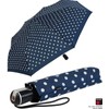 Knirps Large Duomatic Pocket Umbrella Large Duomatic, Navy-white