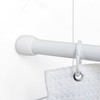 Zenna Home Rustproof Adjustable Tension Shower Curtain Rod for Small