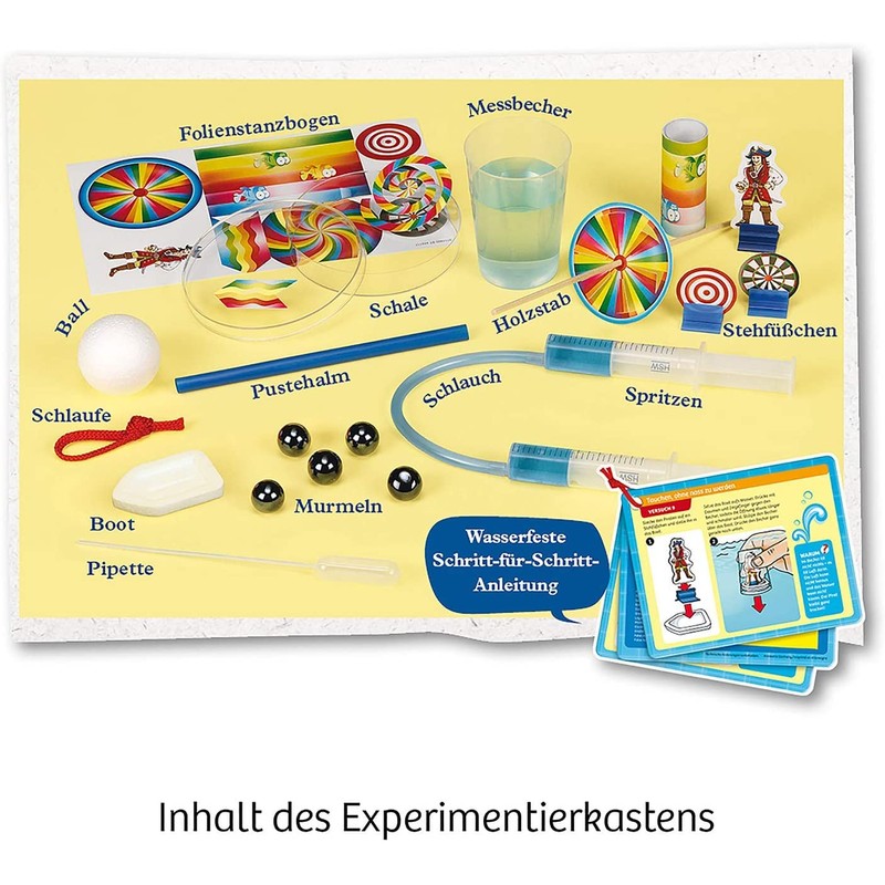 Kosmos Experiments for the Bath, Experiment Fun with Soap Boat,