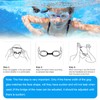 truee Swimming Goggles for Children, Cute Mermaid Swimming Goggles, Children's