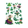 St. Patricks Reusable Window Cling ~ I'm Irish, Dancing Leprechauns,