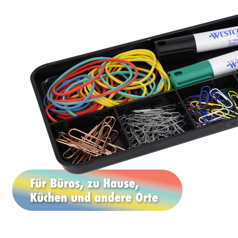 Westcott Rubber Bands 80 g | Approx. 170 Colourful Rubber
