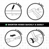 epic Hope Brake Hose Shortening Kit - Includes 2X Hose