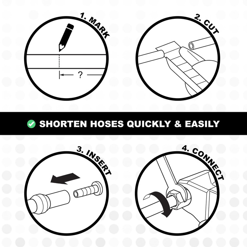 epic Hope Brake Hose Shortening Kit - Includes 2X Hose